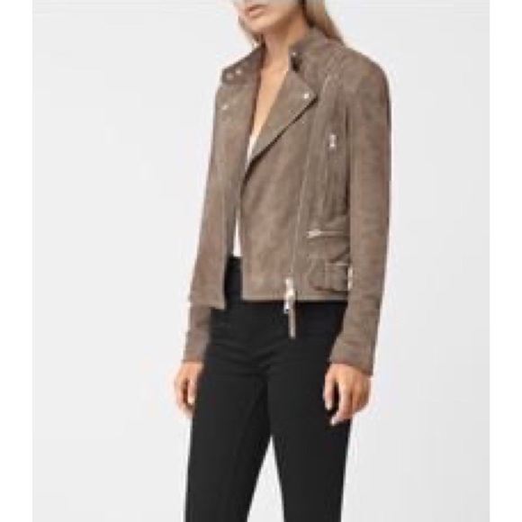 ALLSAINTS Kerr Leather Biker Jacket Size XS